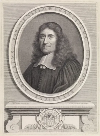 Portret van de jurist François Pinsson DesRiolles