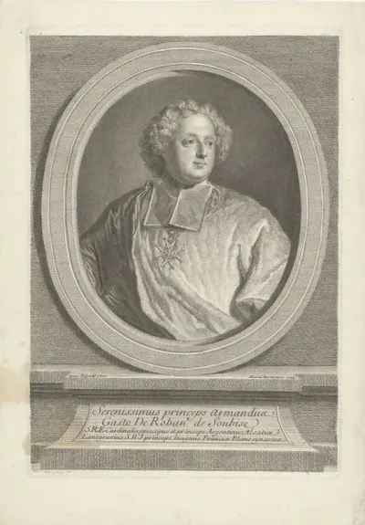 Portret van de kardinaal Armand Gaston Maximilien de Rohan