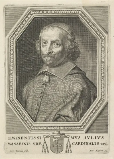 Portret van de kardinaal Jules Mazarin