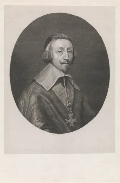 Portret van de kardinaal van Richelieu