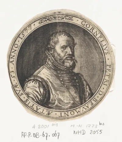 Portret van de koopman Cornelis Peetersz. de Beaumont, op 53-jarige leeftijd