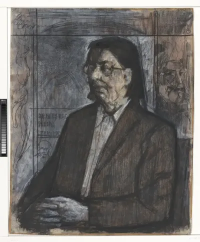 Portret van de kunstcriticus Hein Steenhouwer