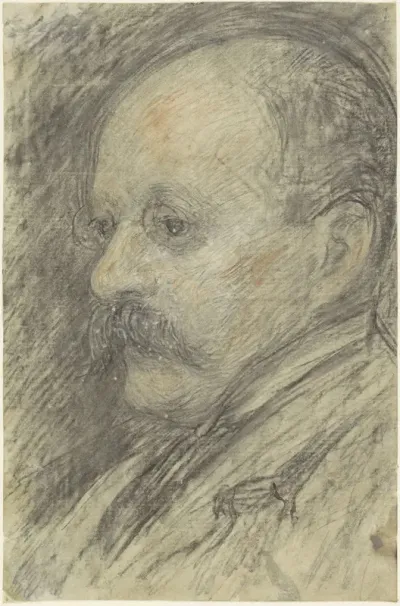 Portret van de kunstenaar Cornelis Veth (?)
