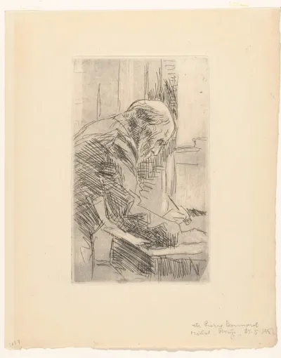 Portret van de kunstenaar Edouard Vuillard