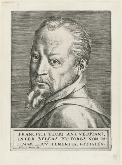 Portret van de kunstenaar Frans Floris