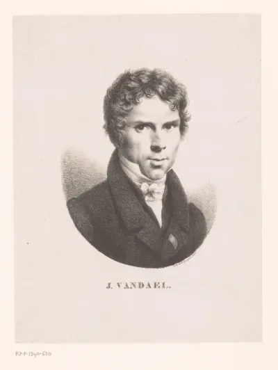 Portret van de kunstenaar Jan-Frans van Dael