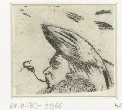 Portret van de kunstenaar Johannes Janson