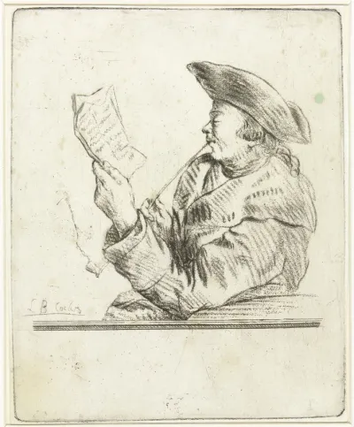 Portret van de kunstenaar Johannes Janson