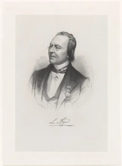 Portret van de kunstenaar Louis Royer