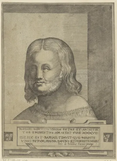 Portret van de kunstenaar Rafaël