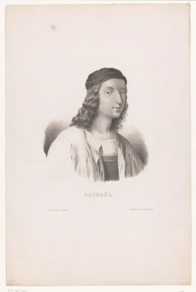 Portret van de kunstenaar Rafaël