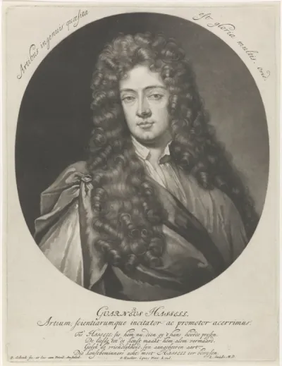 Portret van de kunstminnaar Guarnerus Hassel