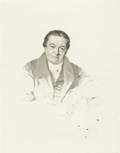 Portret van de kunstverzamelaar Louis Splitgerber