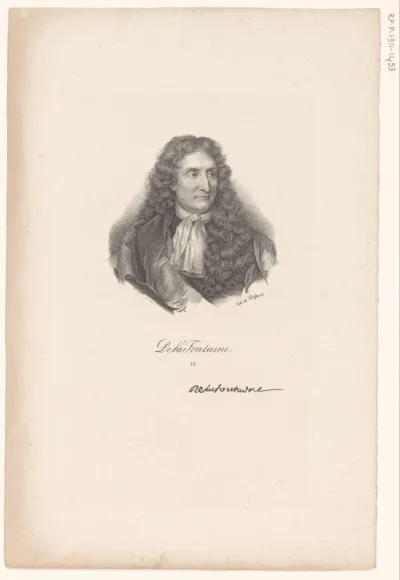 Portret van De la Fontaine