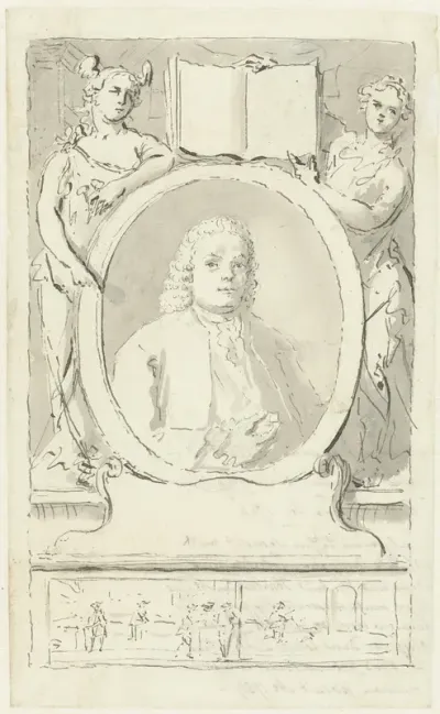 Portret van de lettersnijder Jacobus Franciscus Rosart