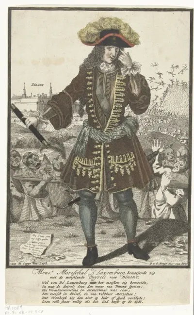 Portret van de maarschalk de Luxembourg, ca. 1696