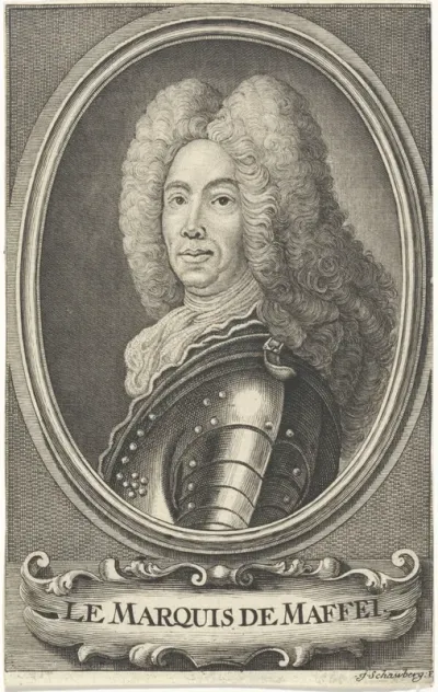 Portret van de markies Alessandro Maffei
