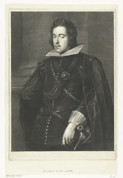 Portret van de Marquis de Mirabeau