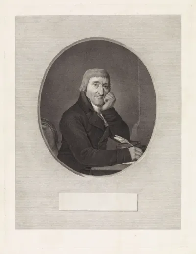 Portret van de medicus Johan Rudolph Deiman