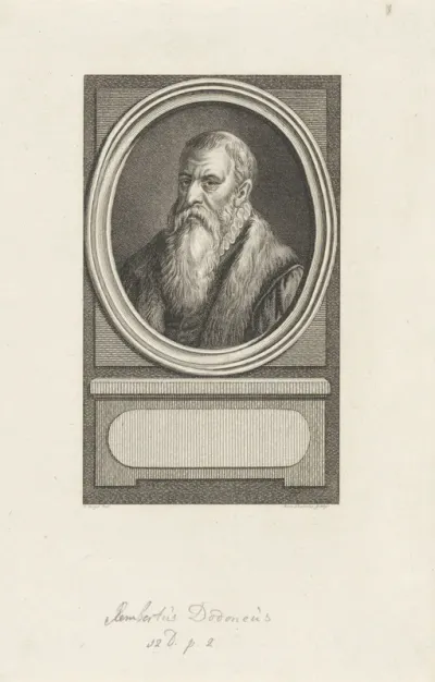 Portret van de medicus Rembertus Dodonaeus