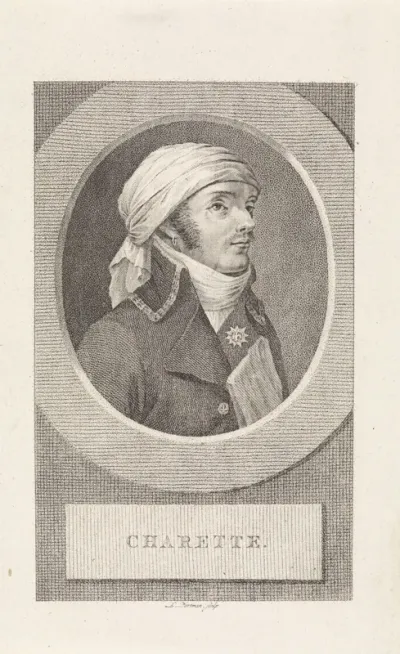 Portret van de militair François-Athanase Charette de la Contrie