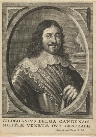 Portret van de militair Gillis de Haes