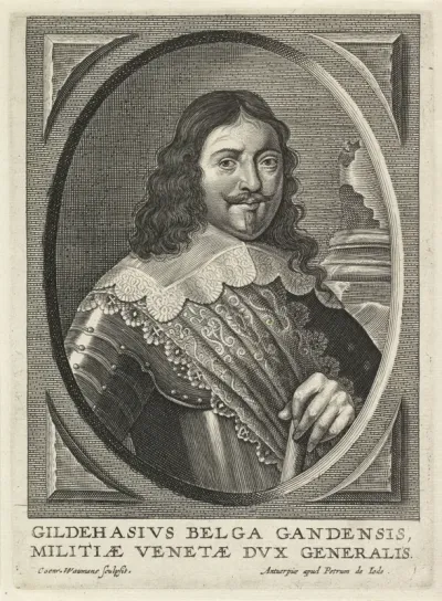 Portret van de militair Gillis de Haes