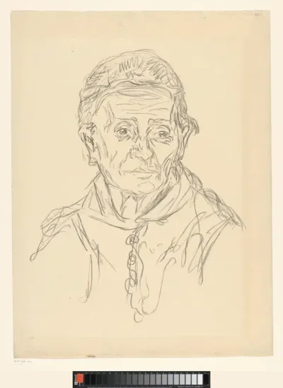 Portret van de moeder van de kunstenaar