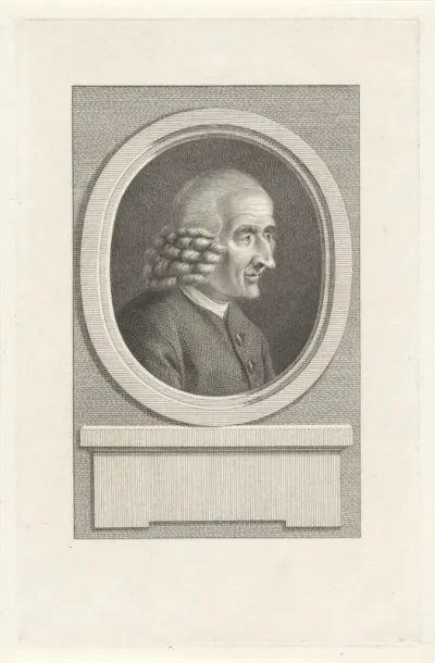 Portret van de Nederlandse dichter Jan de Kruyff