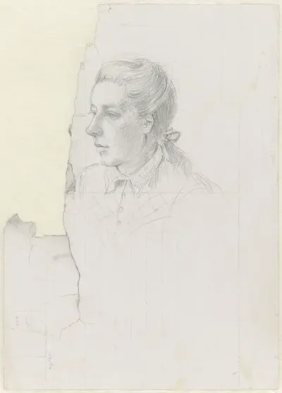Portret van de Nederlanse Rina van Summeren