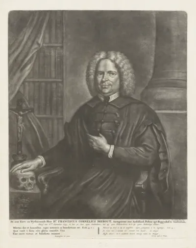 Portret van de pastoor Franciscus Cornelius Dierout