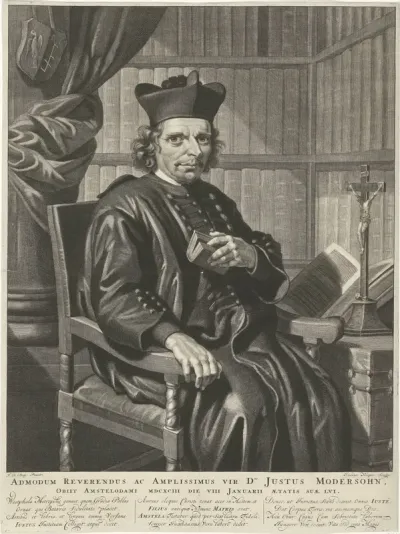 Portret van de pastoor Justus Modersohn