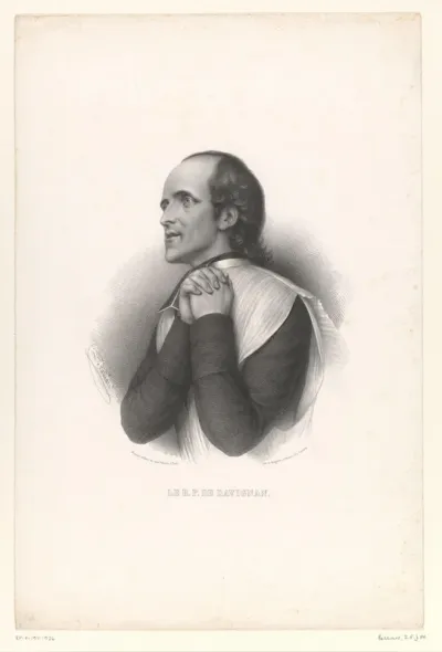 Portret van de pater jezuïet Xavier de Ravignan