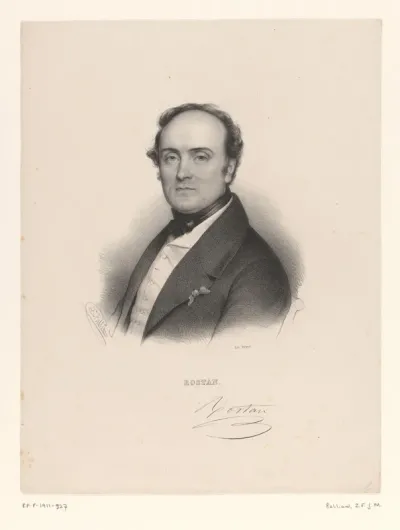 Portret van de patholoog Léon Rostan