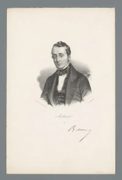 Portret van de politicus Adolphe Augustin Marie Billault
