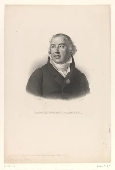 Portret van de politicus François XII de La Rochefoucauld