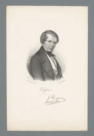 Portret van de politicus Jules Armand Dufaure