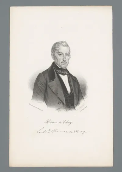 Portret van de politicus Louis Étienne François Héricart de Thury