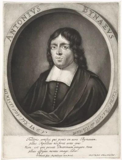 Portret van de predikant Anton Bynaeus