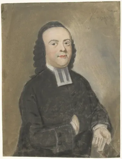 Portret van de predikant Baart