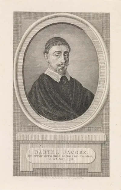 Portret van de predikant Bartel Jacobsz