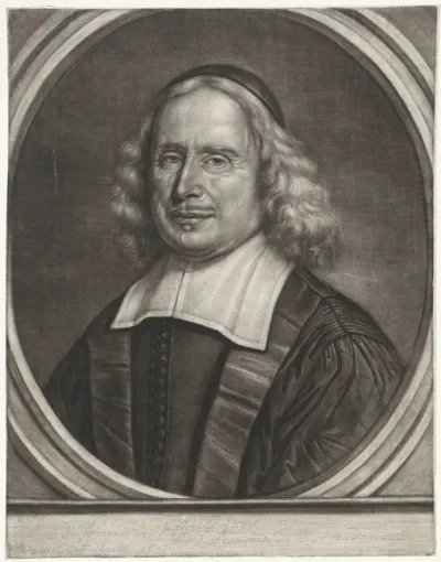 Portret van de predikant Charles de Rochefort