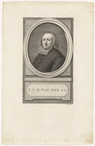 Portret van de predikant Christianus Carolus Hendricus Aa