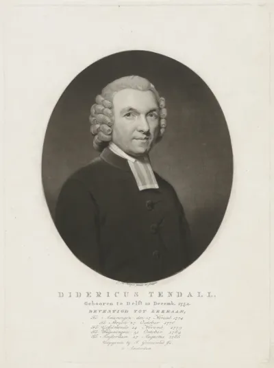 Portret van de predikant Didericus Tendall