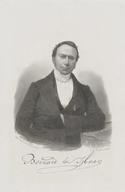 Portret van de predikant en dichter Bernard ter Haar