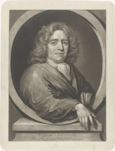 Portret van de predikant en dichter Willem d'Orville