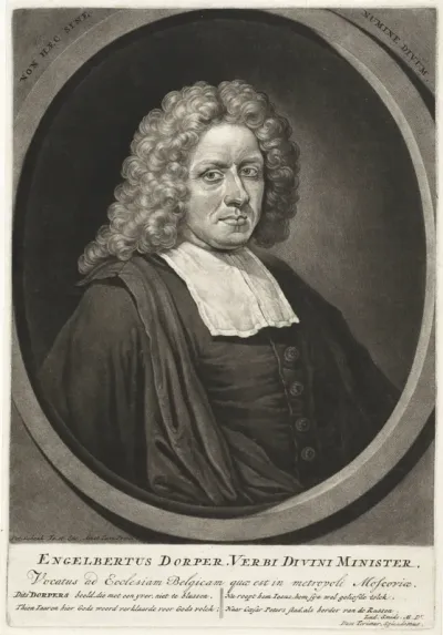 Portret van de predikant Engelbertus Dorper