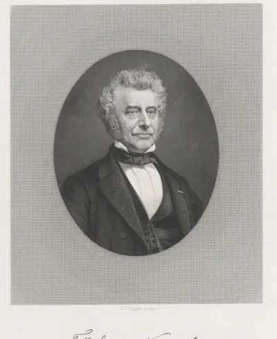 Portret van de predikant Ferdinand Jacob Domela Nieuwenhuis