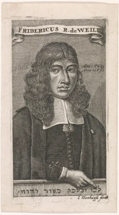 Portret van de predikant Frederik Rastat van Weilo