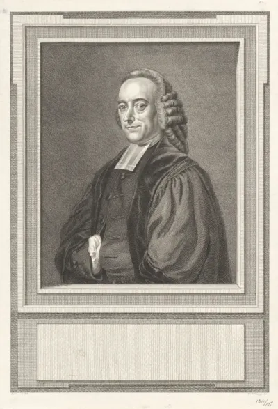 Portret van de predikant Gerard Johan Nahuys